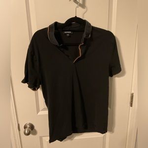 Express Black Polo
